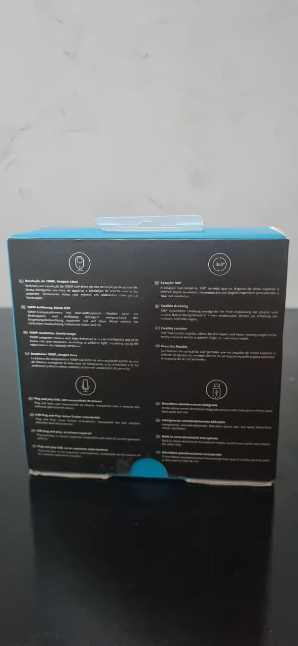 Webcam C260 Rapoo - Aberta para Testes, Acompanha Tampa de Privacidade - Foto 2