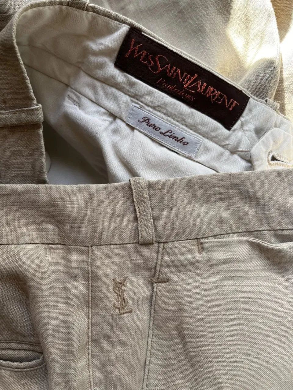 CALÇA LINHÃO YVES SAINT LAURENT - Foto 3