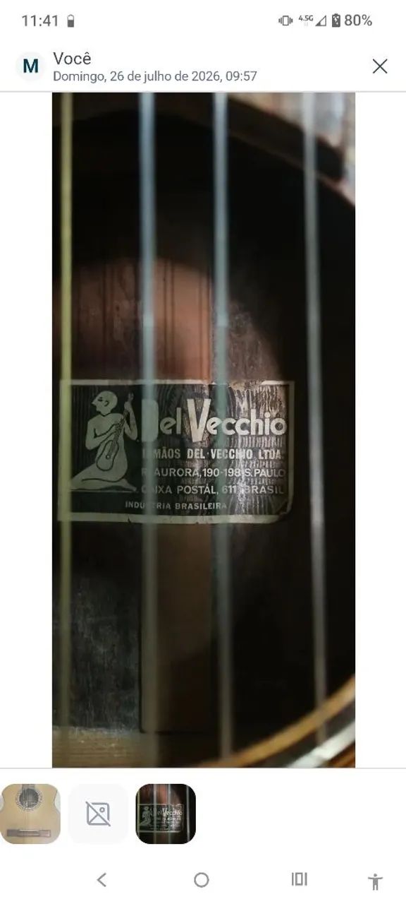 Violão del Vecchio excelente  - Foto 2