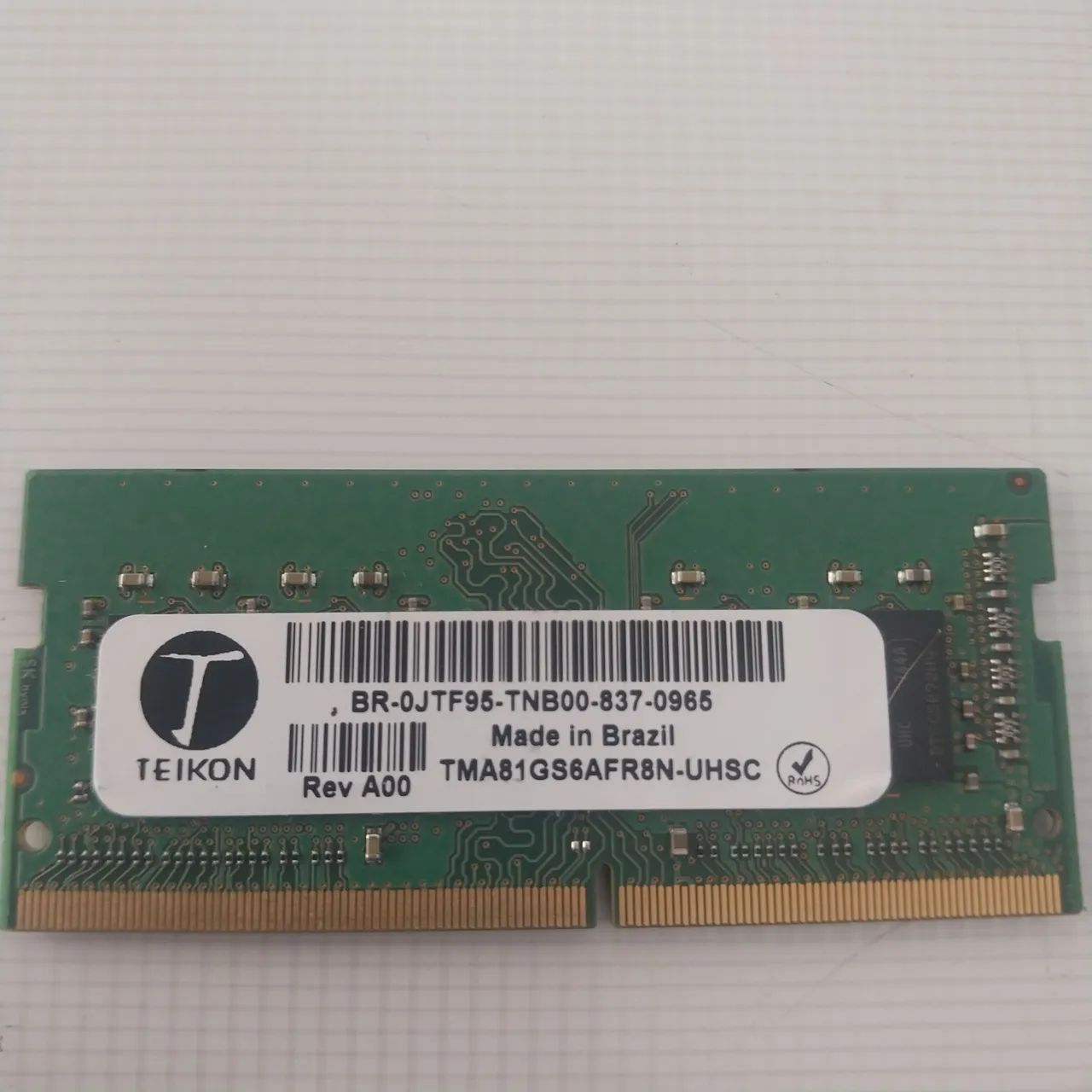 Memória DDR4 8 Gigas Notebook