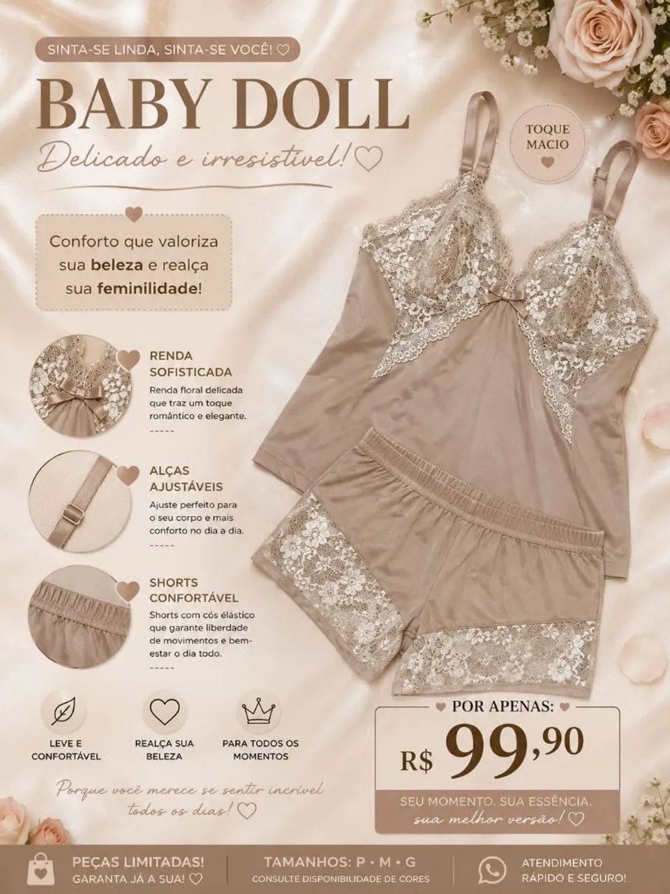 Camisolas e Babydoolls - Foto 4