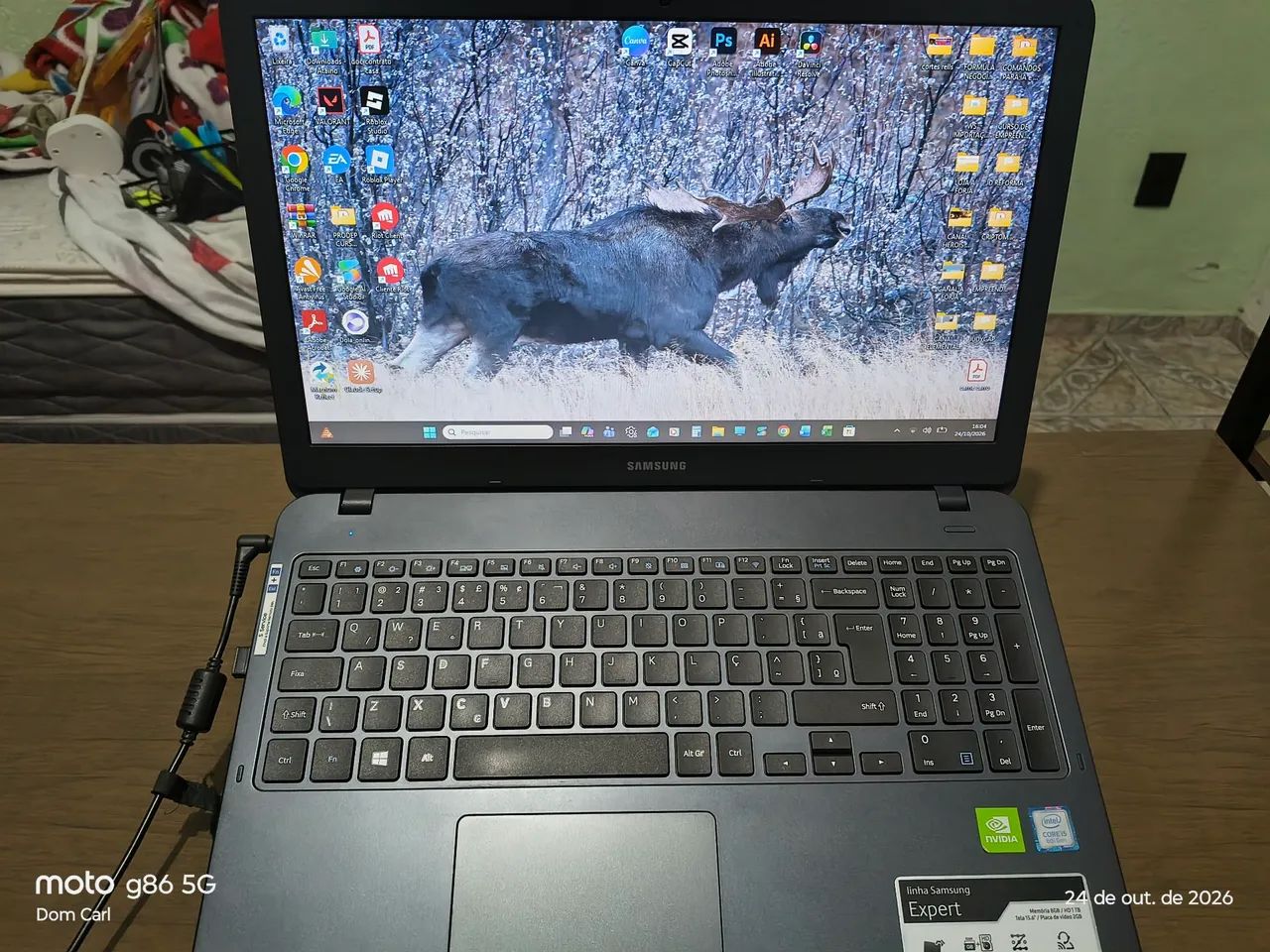 Notebook Samsung Expert - Intel Core I5 8 th Gen- usado Excelente - Foto 4