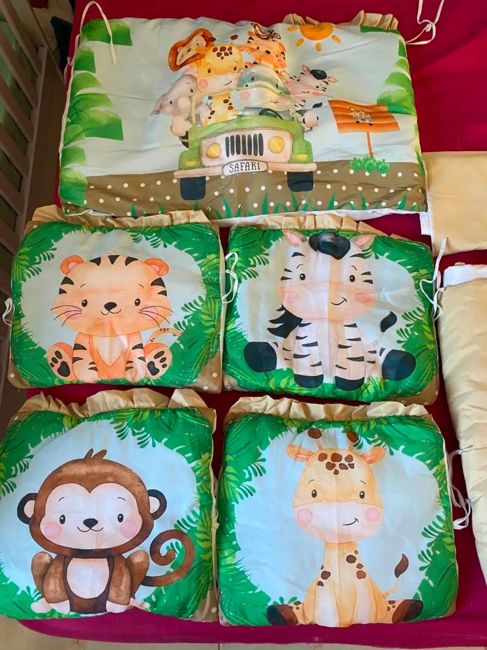 Conjunto de berço safári 