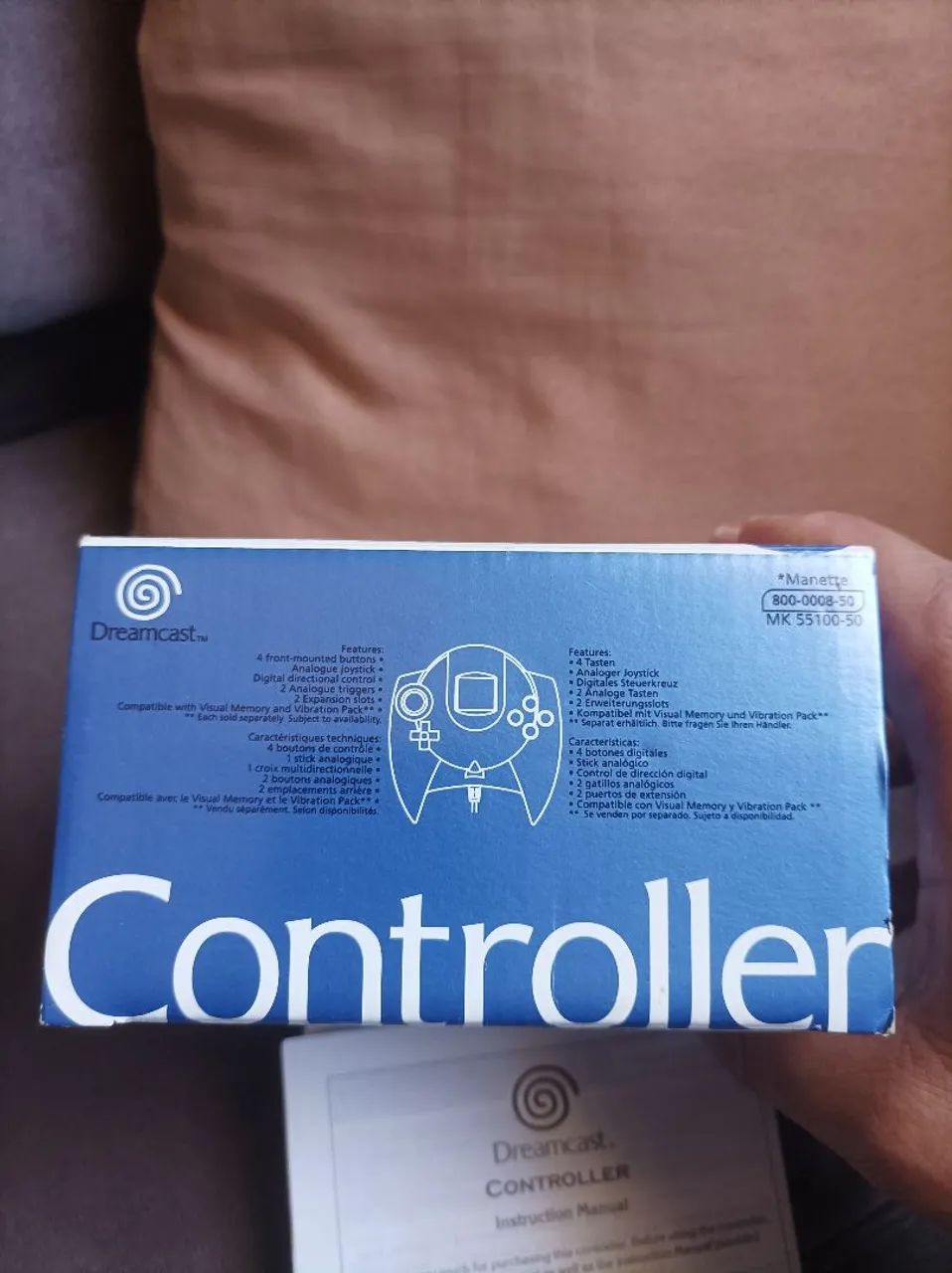 Caixa controle Dreamcast Europa com manual - Foto 3