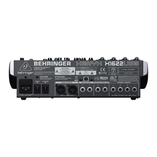 Mesa de áudio Behringer XENYX X1622 com USB 16 canais Analógica - Foto 3