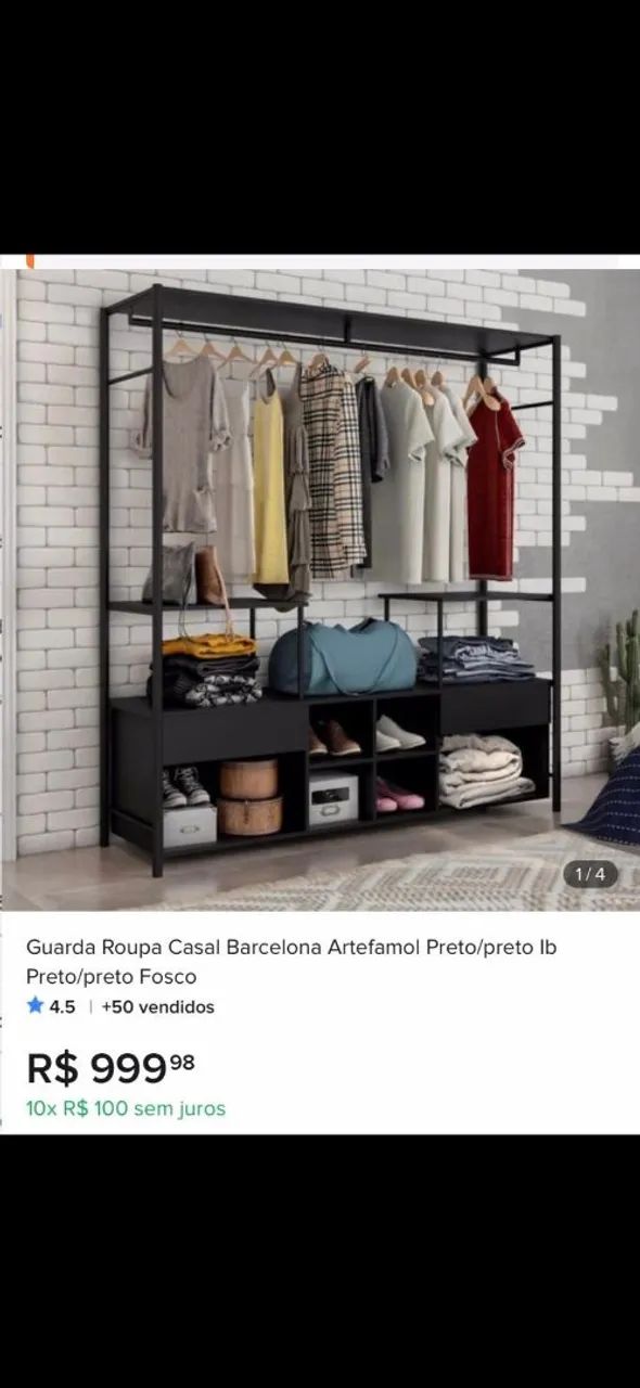 GUARDA ROUPA DE AÇO