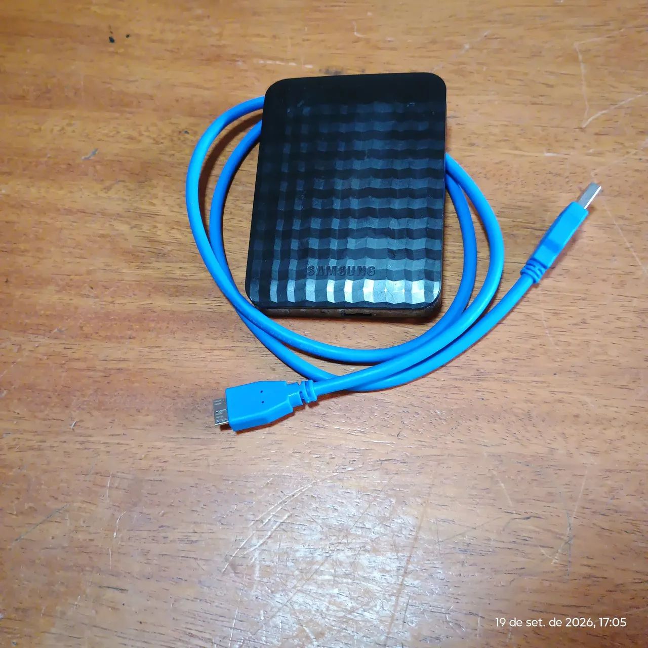 HD externo Samsung 1TB+cabo de conexão  - Foto 5