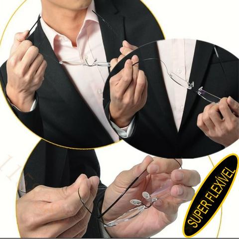 Armação Unissex Em Titanium Resistente Super Flexível - Foto 3