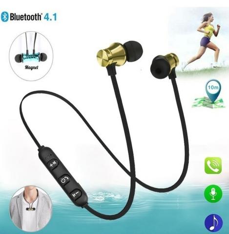 Fone De Ouvido Magnetico Altomex Original Bluetooth Celular Android iOS Música - Foto 2