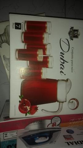 Conjunto de copos com jarra e taças para sobremesa - Foto 4