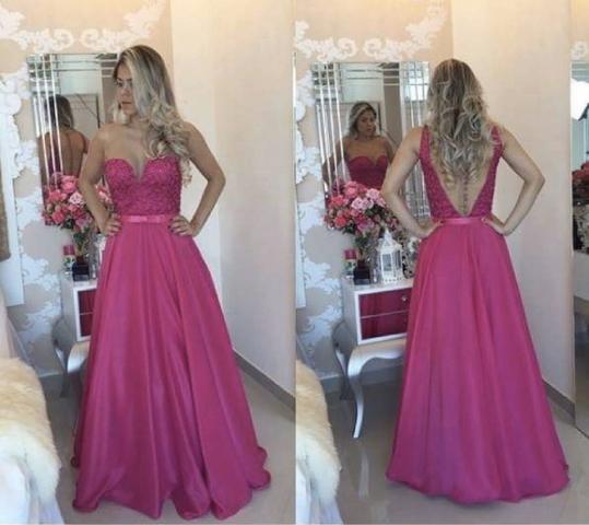 Vestido Madrinha Rosa Pink Bárbara Melo