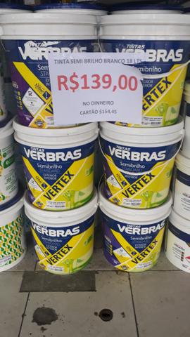 Tinta acrilica semi brilho verbras 18 lts