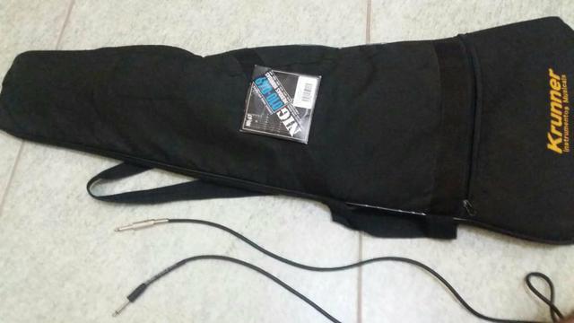 Guitarra Ibanez Gio com capa correia e cabos - Foto 2