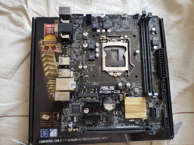 Placa Mãe Asus H110 P/ 6ª e 7ª Geração - Foto 5