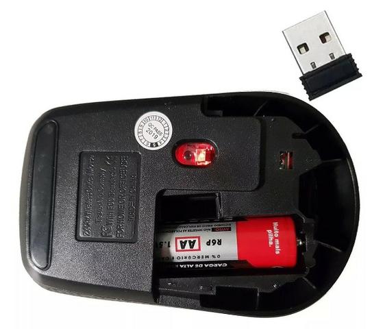 (NOVO) Kit Teclado + Mouse Sem Fio Wireless 2.4g sensor Óptico Ecooda - Foto 2