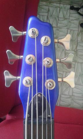 Baixo 6 cordas ativo - Foto 4