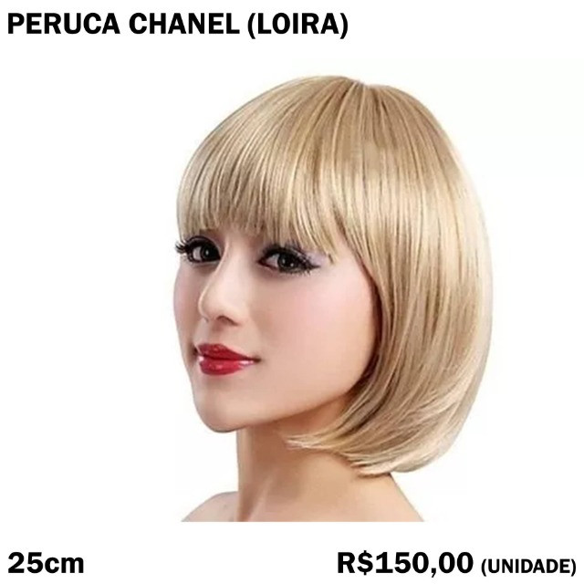 Peruca Chanel Loira