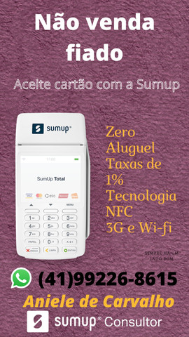 Máquinas Sumup 1% Tx Sem Aluguel
