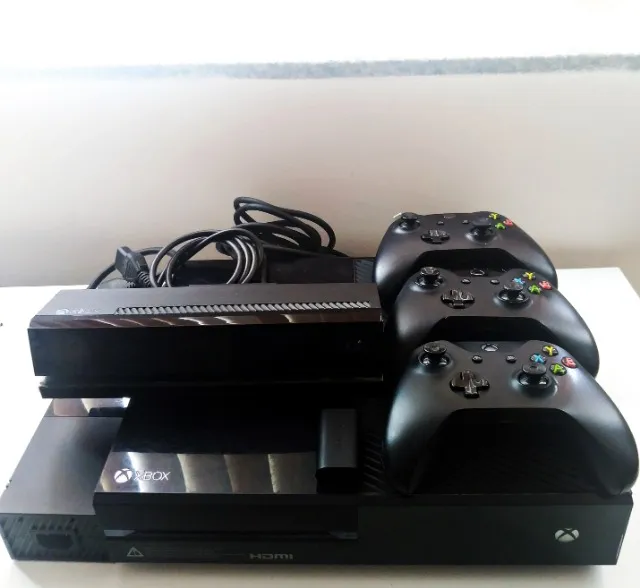 Xbox One Com Kinect 1 Controle 15 Jogos - Escorrega o Preço