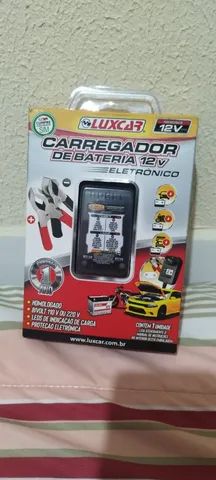 Carregador De Bateria Eletrônico 12v Luxcar