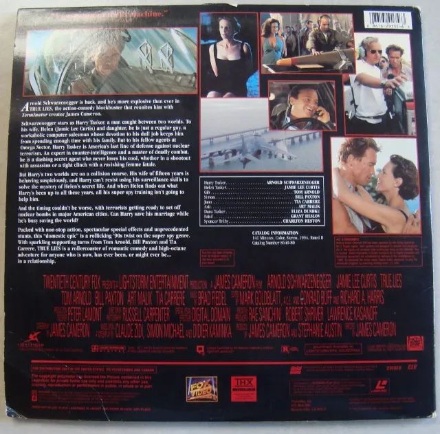 Ld Laserdisc Duplo True Lies 1994, Importado Usa - Foto 2