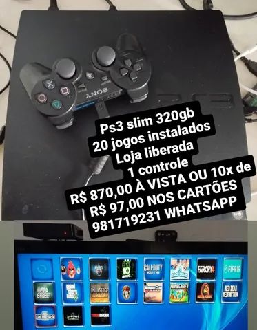 Pacote + 6.500 Jogos Ps3 Mídia Digital Travado/destravado - Escorrega o  Preço