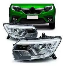 farol com led logan-sandero ano 2020-2021-2022 a 2023 - Foto 3