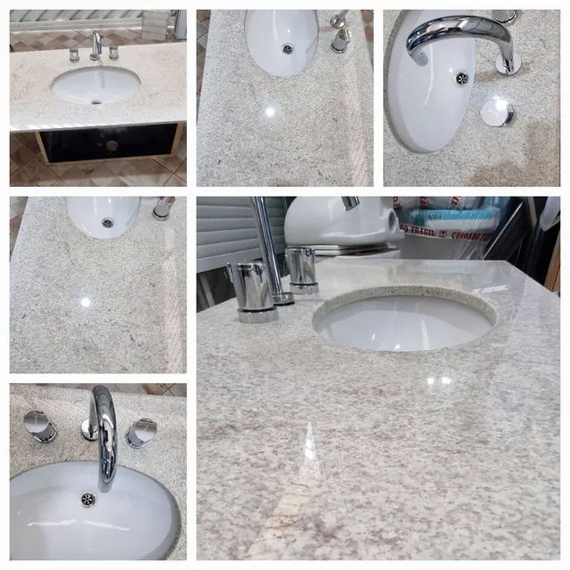Pia banheiro pedra itaunas - Foto 4