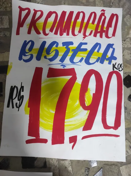 Cartaz de .cartolina.