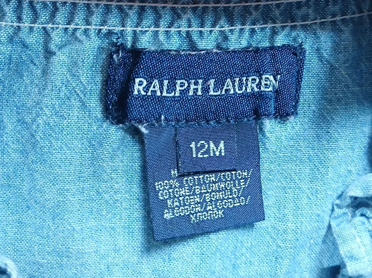 Vestido Jeans Bebê Menina Ralph Lauren  - Foto 4