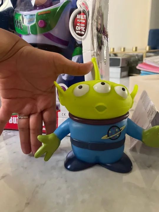 Boneco toy story alien NOVO tag Woody Jessie slinky dog rex não Disney Betty no beep zurg - Foto 3