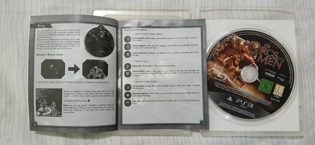 OF ORCS AND MEN PS3 USADO ORIGINAL COMPLETO - Jogos de Vídeo