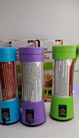 MINI LIQUIDIFICADOR PORTATIL RECARREGÁVEL 380ML - Foto 2
