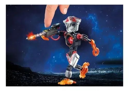 Brinquedo Playmobil Pirata Galático Robô Da Sunny 70024 - Foto 4