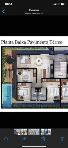Apartamento  TÉRREO  COM PISCINA - 3 QUARTOS - Foto 2