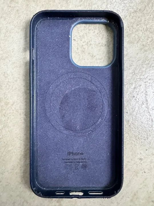 Capa couro original iPhone 13 Pro 