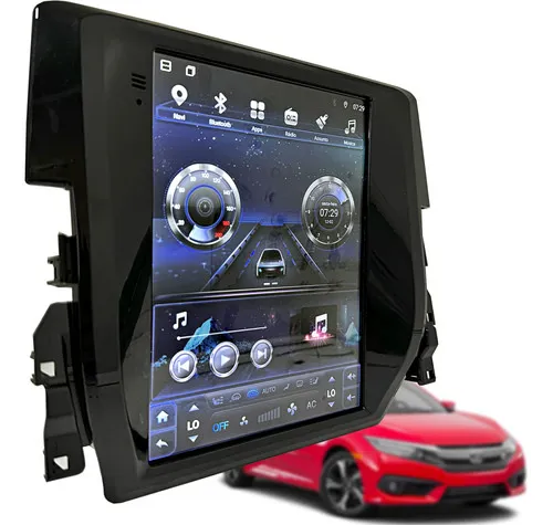 Central Multimídia Civic G10 Tesla 10 Polegadas Android 4g