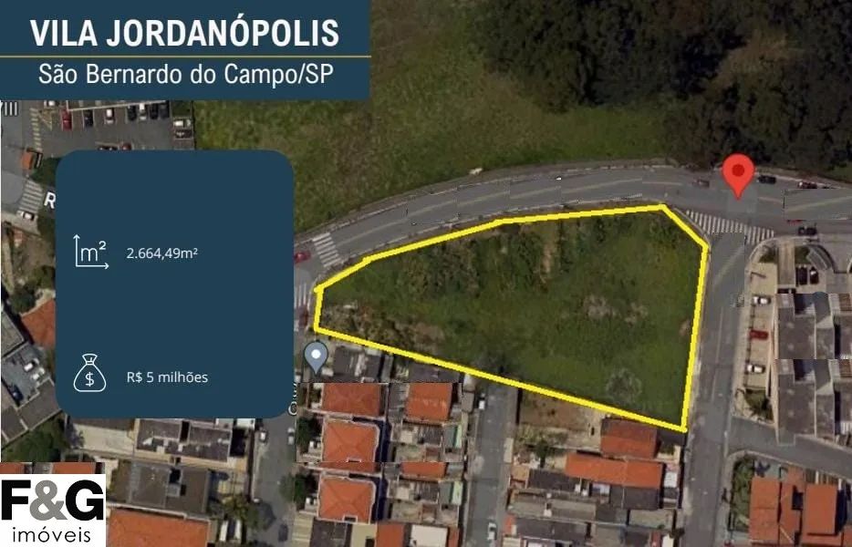 TERRENO RESIDENCIAL em SÃO BERNARDO DO CAMPO - SP, JORDANÓPOLIS