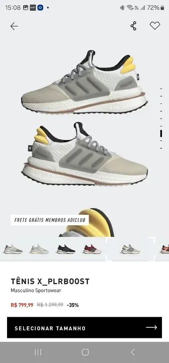 Tênis ADIDAS X_PRL BOOST - Novo - Foto 3