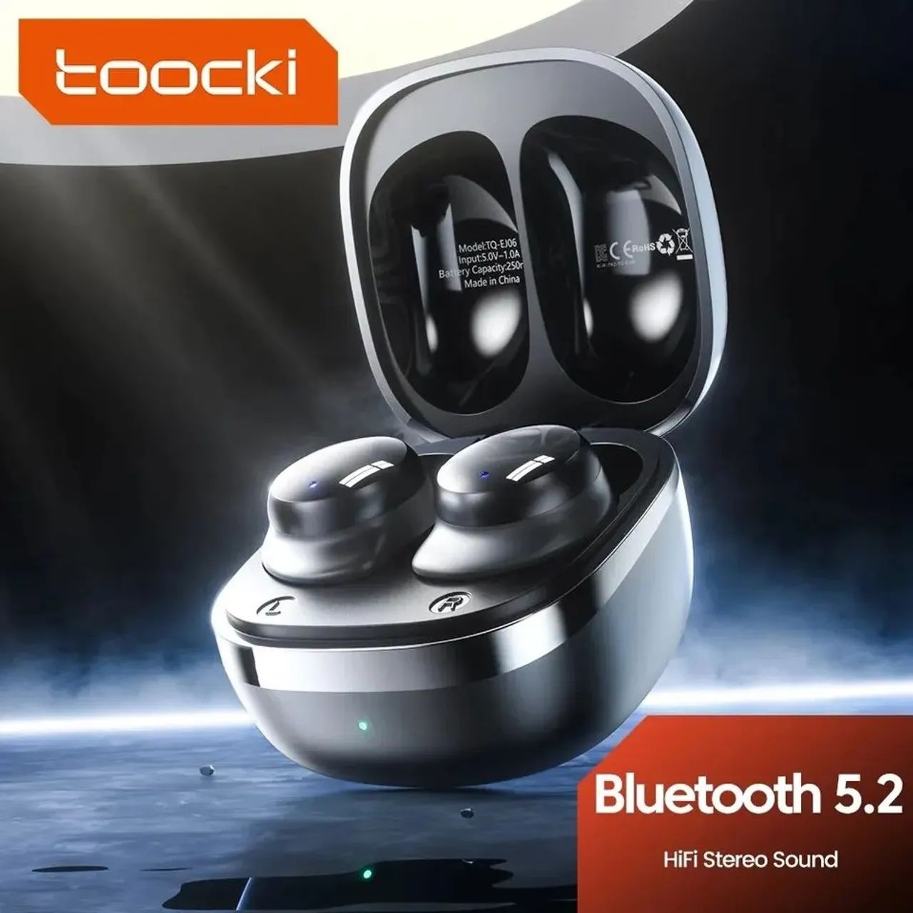 Fone de Ouvido bluetooth TOOCKI 5.2 ( Lacrado ) - Foto 5