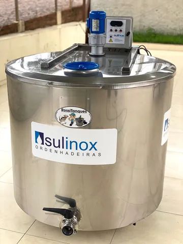 Tanque de Leite 500 Litros Resfriador Tina Inox de Polpas Caldas Açaí Sorvetes Misturado - Foto 3