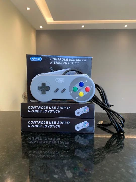 Controle Super Nitendo USB, N-SNES JOYSTICK. - Foto 4