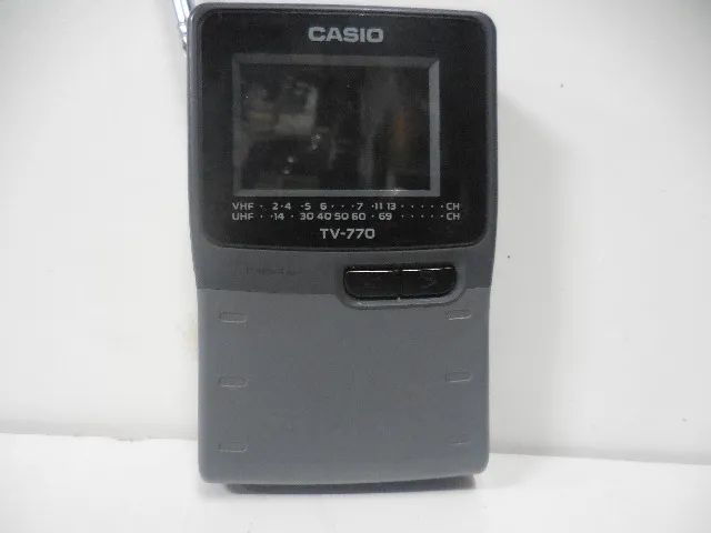 tv antiga portatil casio