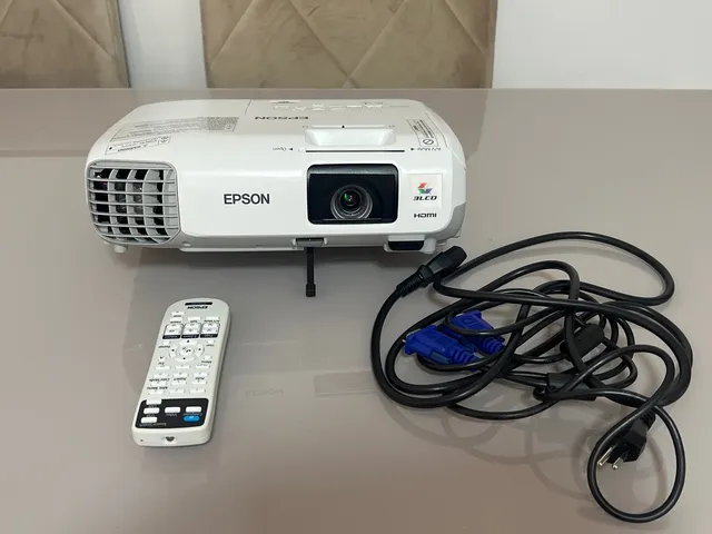 projetor epson powerlite s27 2700lm branco 100v/240v