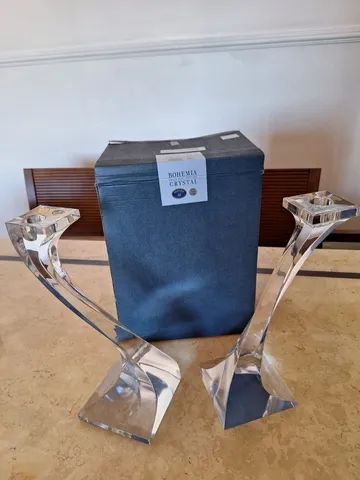 Castiçal de cristal importado - Foto 2