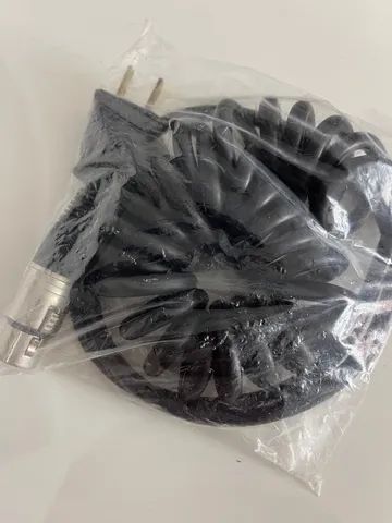 Cabo de força Alimentação Ac expiral com fêmea XLR perfeito - Foto 3