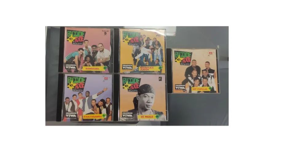 5 cd´s pagode e axé