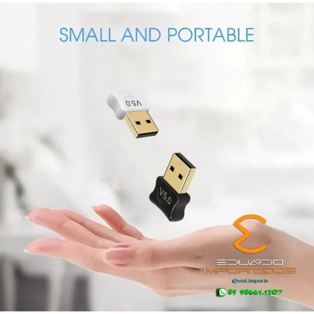 Adaptador E Receptor USB Bluetooth 5.0 - Foto 4