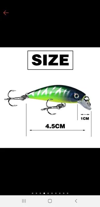 Isca artificial ultra Light, para robalos siking - Foto 4
