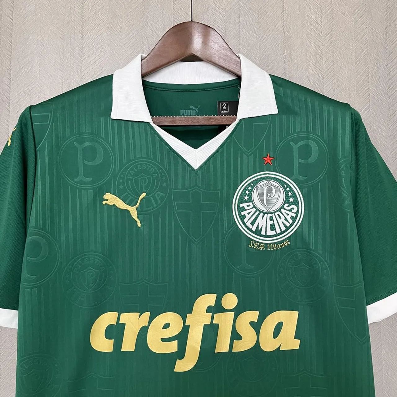 Camisa Palmeiras Home 24/25 verde g - Foto 3